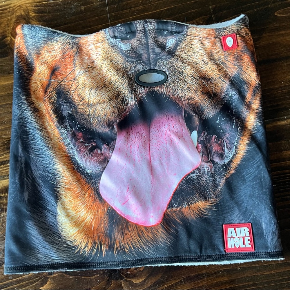 Air Hole Gaiter Face/neck mask Rottweiler face
